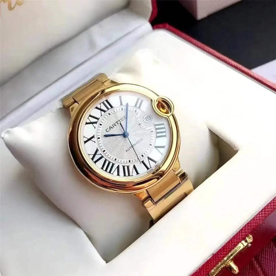 Men And Women Stainless Steel Automatic Watch in 33MM 36MM 42MM Inspired By Cartieres Heritage of Precision