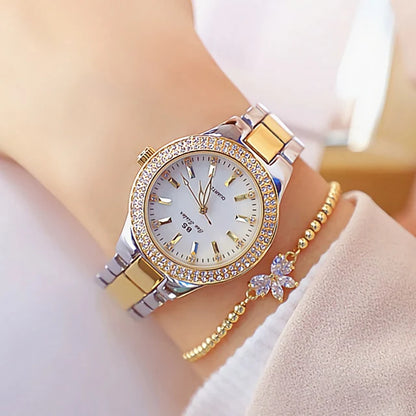 Watch with Crystal Diamond Accents