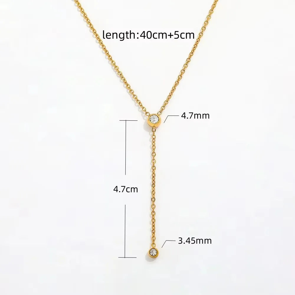 Y-Tassel Pendant Necklace