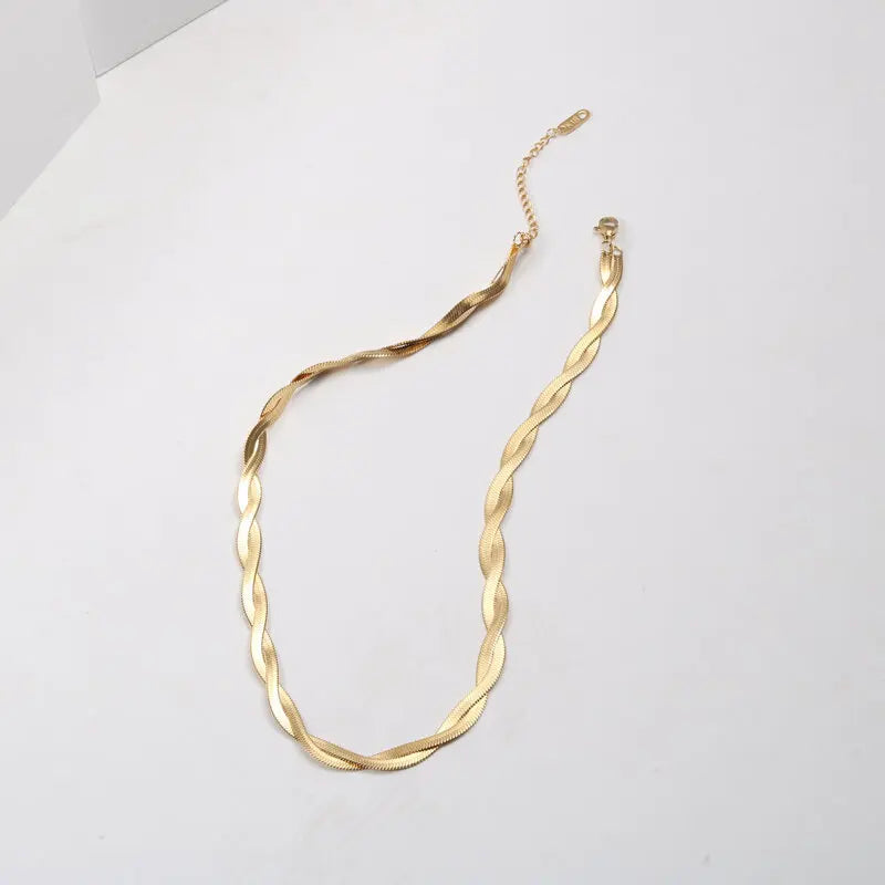 Chain Knot Choker Necklace