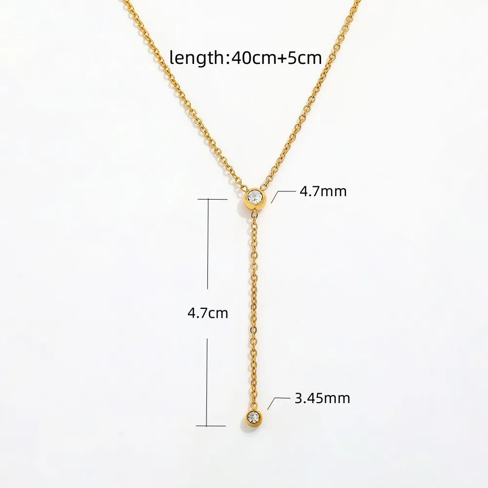 Y-Tassel Pendant Necklace