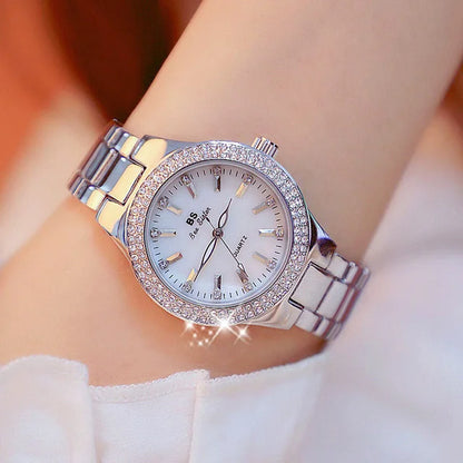 Watch with Crystal Diamond Accents