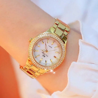 Watch with Crystal Diamond Accents