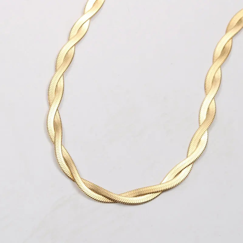 Chain Knot Choker Necklace