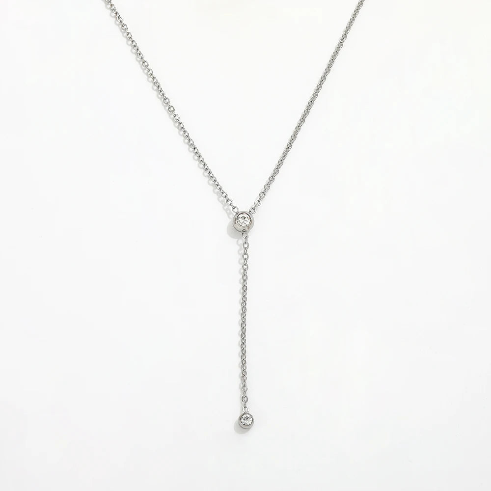 Y-Tassel Pendant Necklace