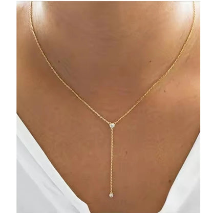 Y-Tassel Pendant Necklace