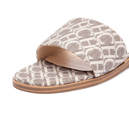 Women’s Letter-Printed Slide Sandals