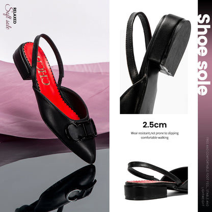 CH Women’s Minimalist Low-Heel Sandals