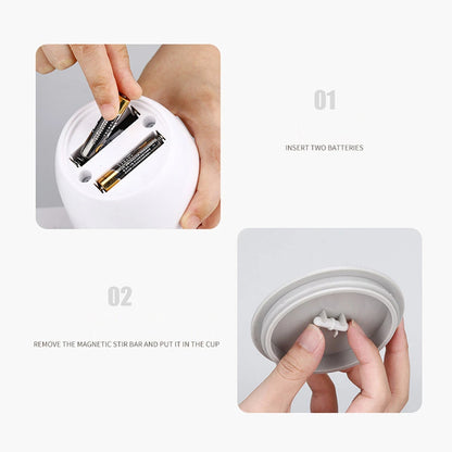 Automatic Self-Stirring Stainless Steel Mug