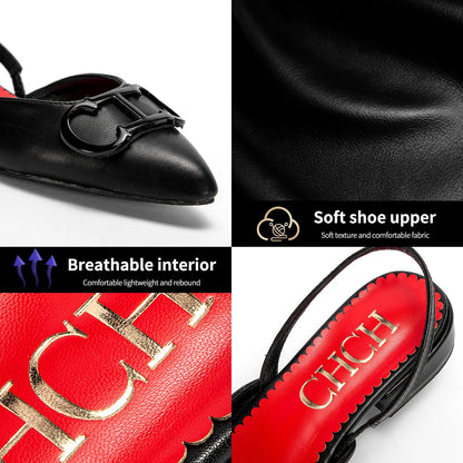 CH Women’s Minimalist Low-Heel Sandals