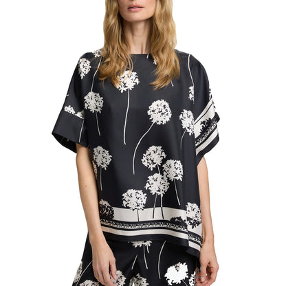 CH Retro‑Inspired Loose V‑Neck Shirt &amp; Wide‑Leg Pants Set