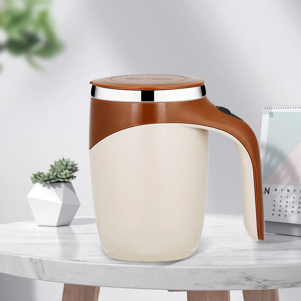 Automatic Self-Stirring Stainless Steel Mug