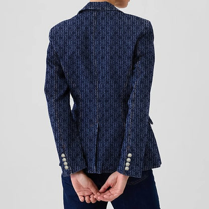 CH 2025 Women’s Single‑Button Denim Blazer