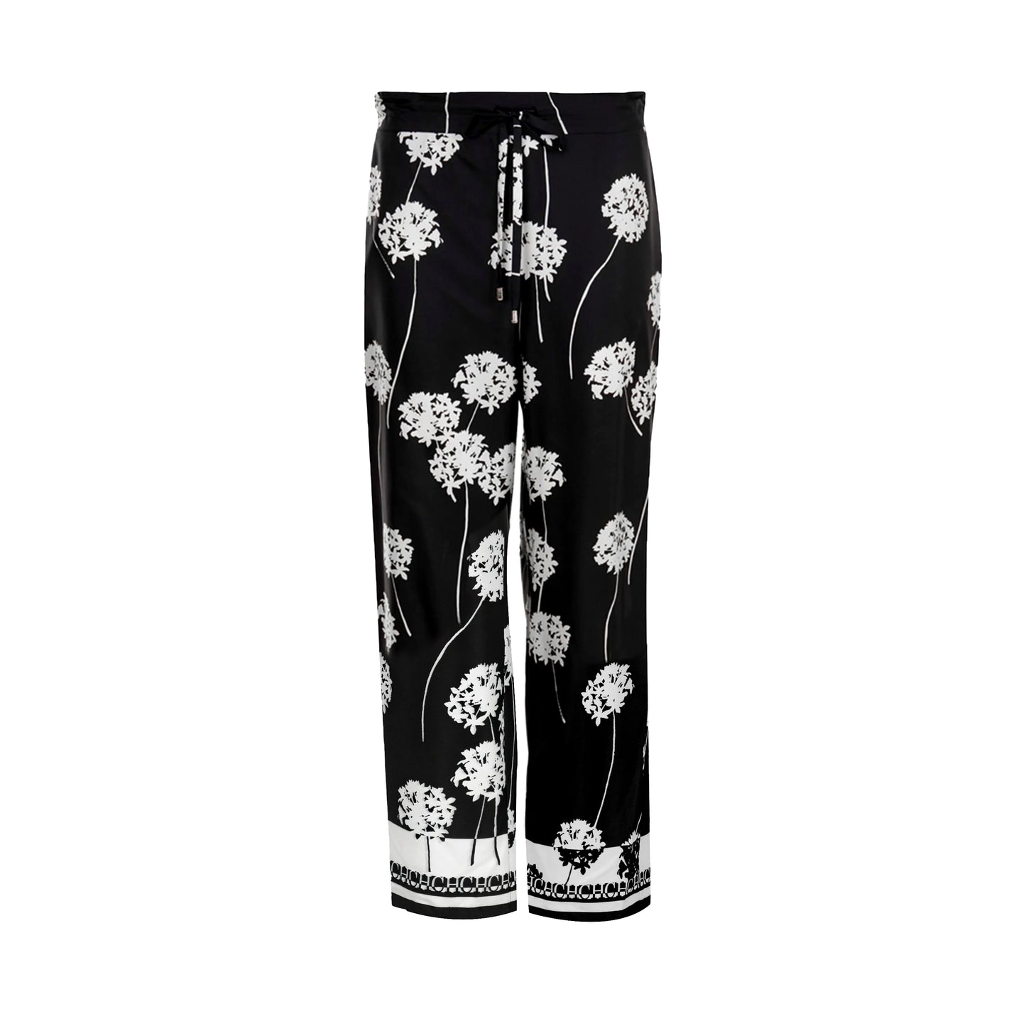 CH Retro‑Inspired Loose V‑Neck Shirt &amp; Wide‑Leg Pants Set