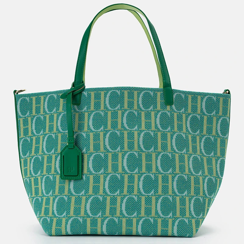 CH Women’s Letter-Print Large-Capacity Tote