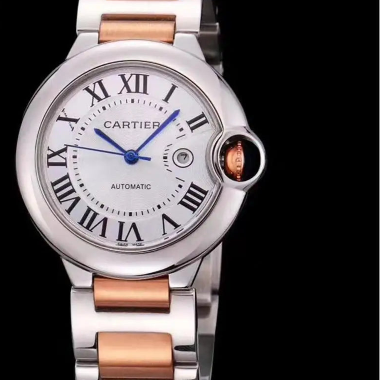 Men And Women Stainless Steel  Automatic Watch in 33MM 36MM 42MM Inspired By Cartieres Heritage of Precision