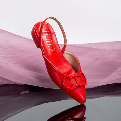 CH Women’s Minimalist Low-Heel Sandals