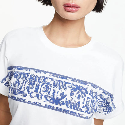 CHCH Women's Short-Sleeved Luxury Brand Letter Print T-Shirt