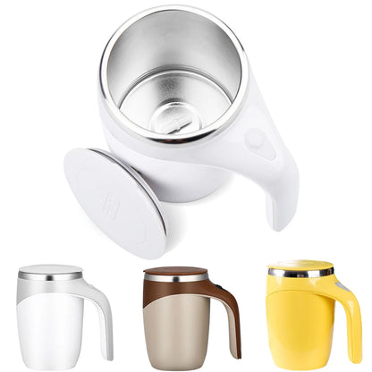 Automatic Self-Stirring Stainless Steel Mug