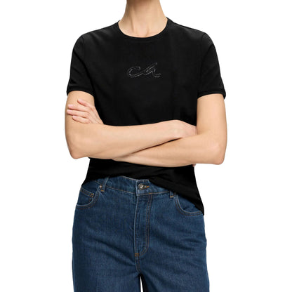 CHCH 2025 Women's Summer Beaded Cotton T-Shirt