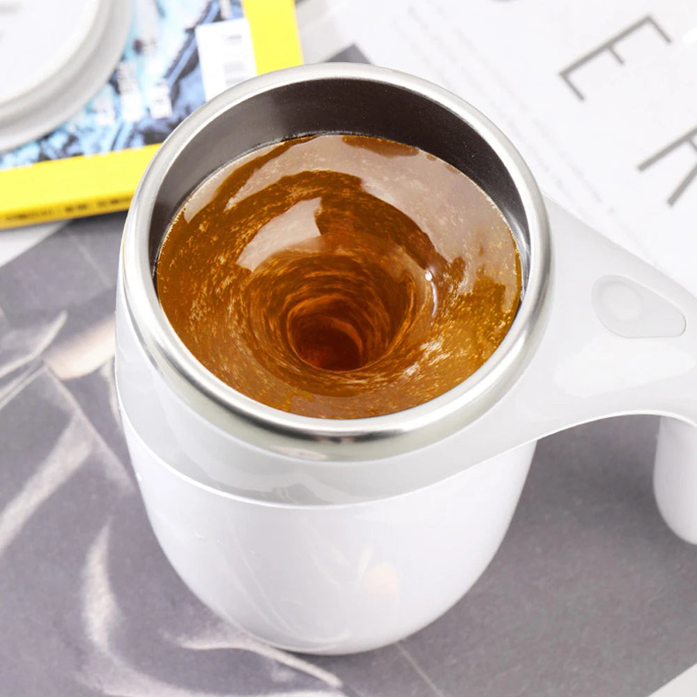 Automatic Self-Stirring Stainless Steel Mug