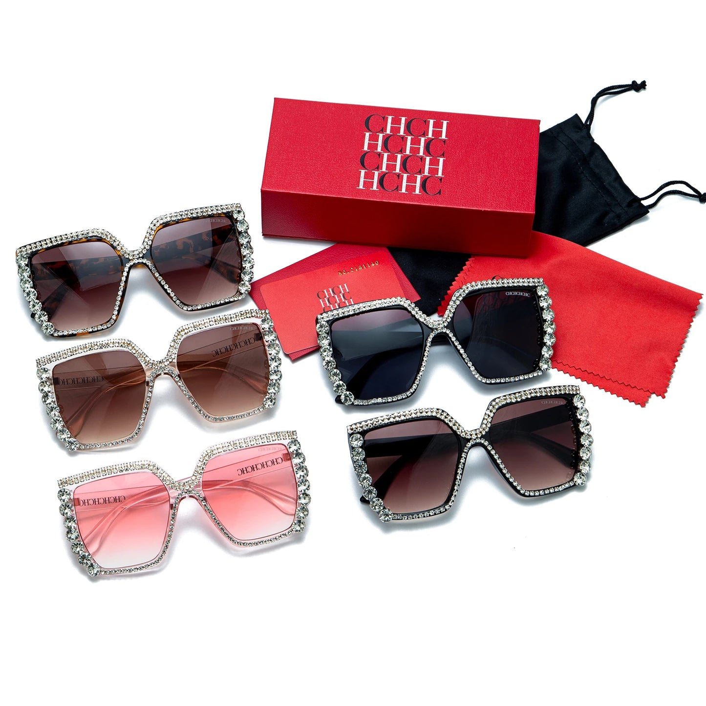 CH Classic Narrow-Framed Sunglasses