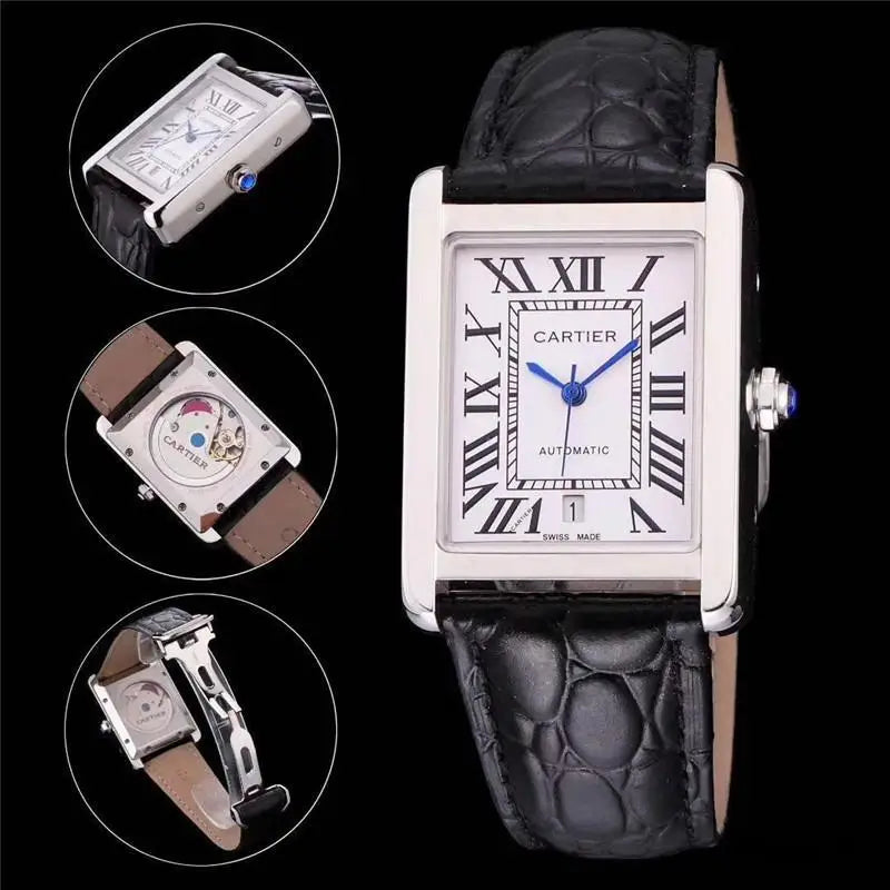 Men And Women Stainless Steel  Automatic Watch in 33MM 36MM 42MM Inspired By Cartieres Heritage of Precision