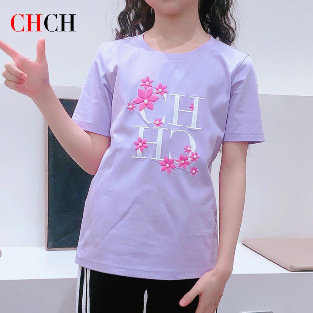 Chch Summer Children's Short-Sleeved T-Shirt