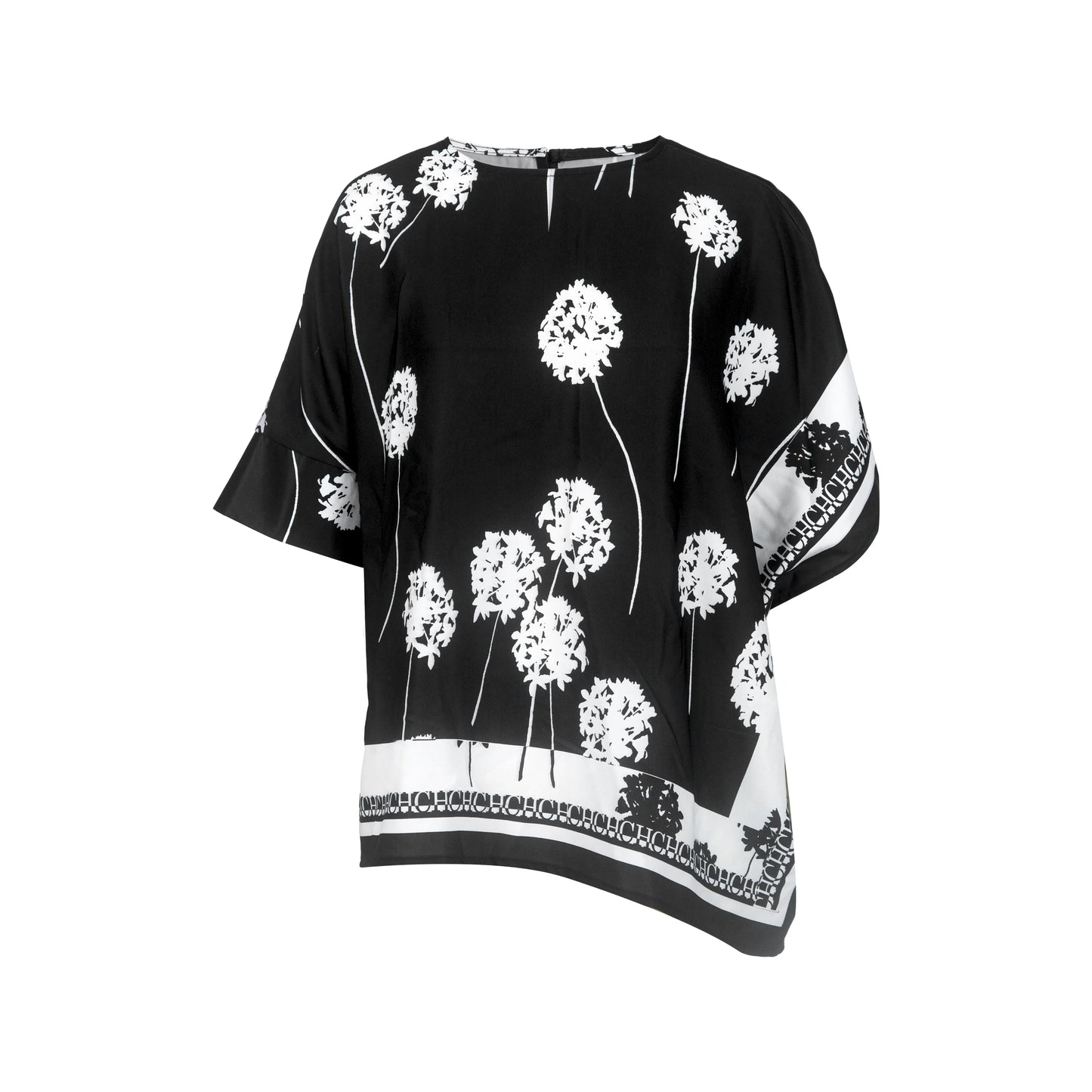 CH Retro‑Inspired Loose V‑Neck Shirt &amp; Wide‑Leg Pants Set