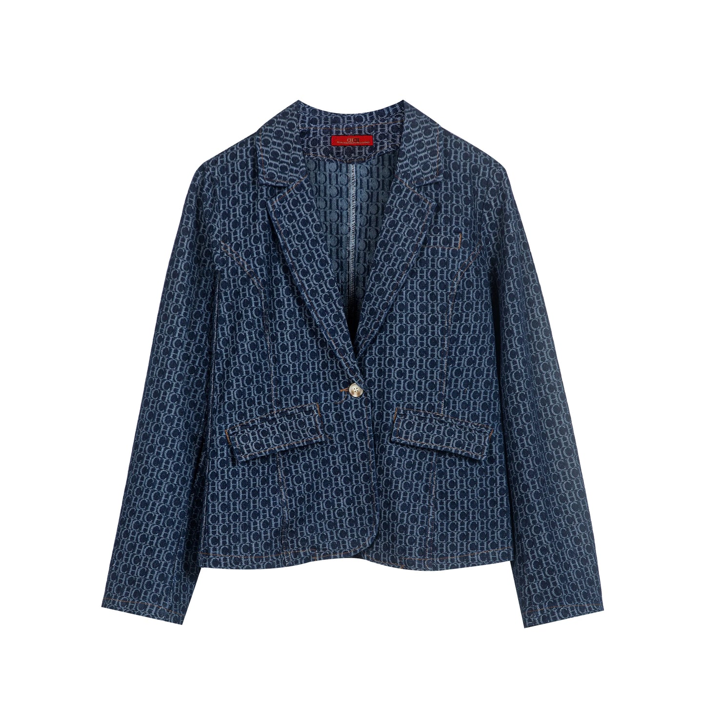 CH 2025 Women’s Single‑Button Denim Blazer