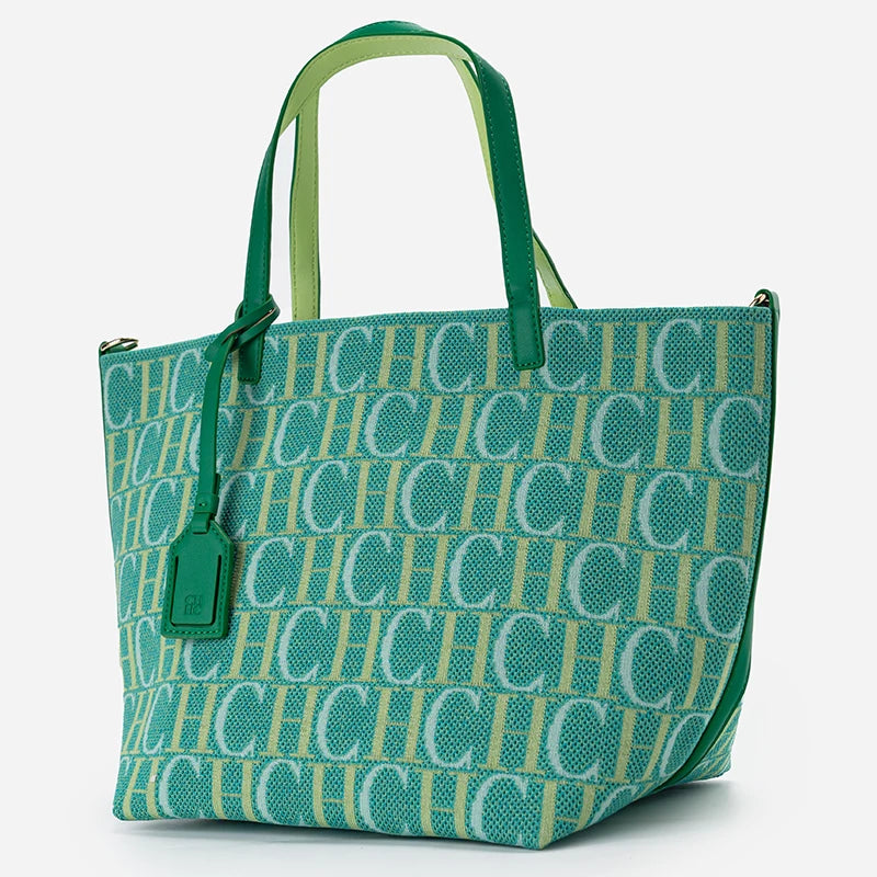 CH Women’s Letter-Print Large-Capacity Tote