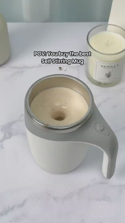 Automatic Self-Stirring Stainless Steel Mug