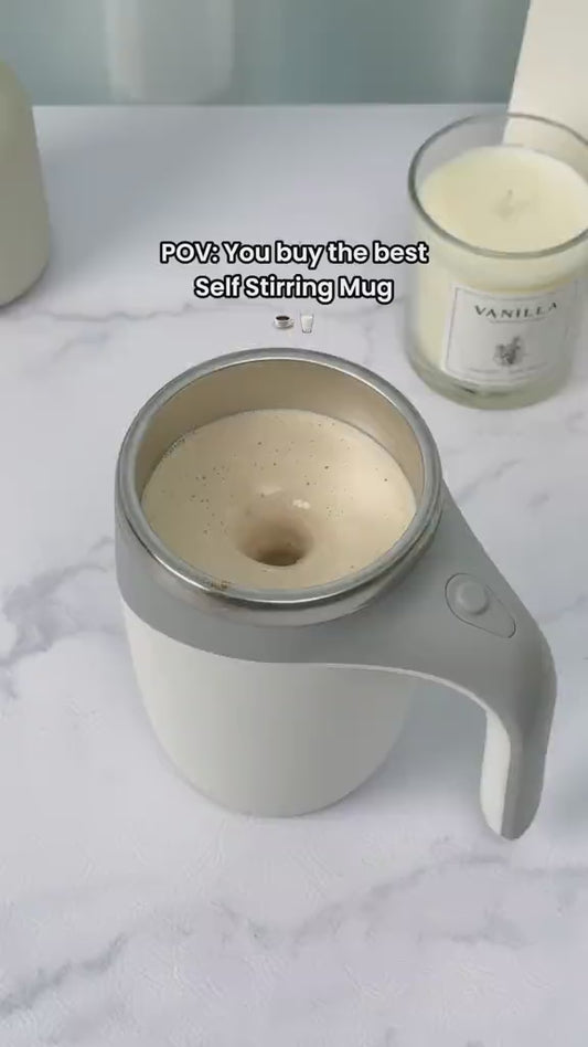 Automatic Self-Stirring Stainless Steel Mug